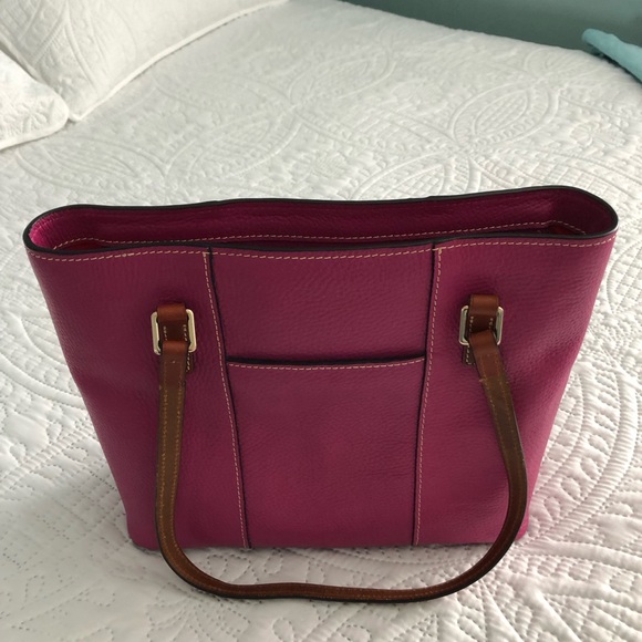 Small pink/brown Lexington Dooney & Bourke Tote bag - Picture 4 of 7